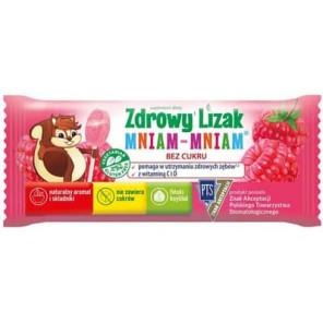 Zdrowy Lizak Mniam-mniam, smak malinowy, 1 szt. - zdjęcie produktu