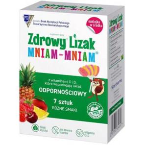 Zdrowy Lizak Mniam-mniam, na odporność, różne smaki, 7 szt. - zdjęcie produktu