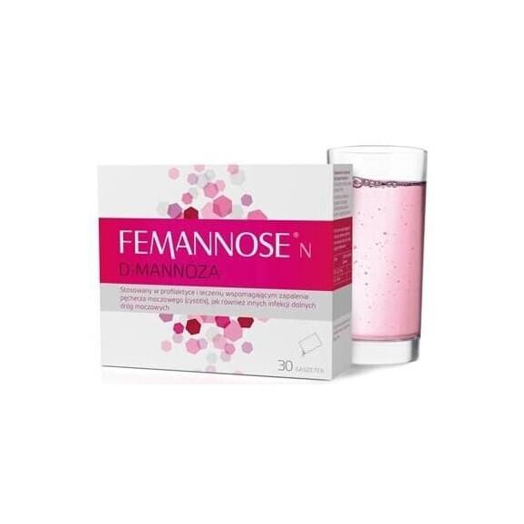 Femannose N D-mannoza, saszetki, 30 szt. Femannose N D-mannoza, saszetki, 30 szt. - zdjęcie produktu