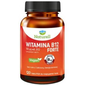 Naturell Witamina B12 Forte, tabletki do rozgryzania i żucia, 120 szt. - zdjęcie produktu