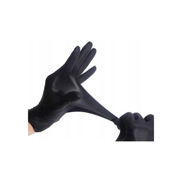 Paclan Expert, rękawiczki nitrylowe, czarne, rozmiar S, 100 szt. Paclan Expert, rękawiczki nitrylowe, czarne, rozmiar S, 100 szt. - zdjęcie produktu