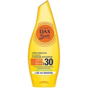Dax Sun, lekka emulsja do opalania z masłem kakaowym, SPF 30, 175 ml - zdjęcie produktu