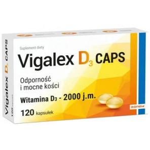 Vigalex D3 Caps 2000 j.m., kapsułki, 120 szt. - zdjęcie produktu