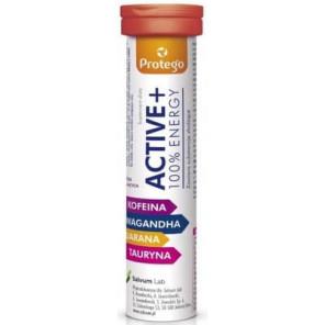Protego Active + 100% Energy, tabletki musujące, 20 szt. - zdjęcie produktu