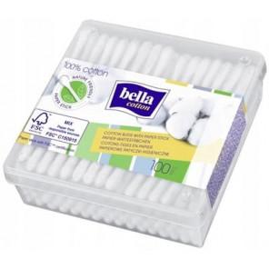 Bella Cotton, papierowe patyczki higieniczne, pudełko kwadratowe, 100 szt. - zdjęcie produktu