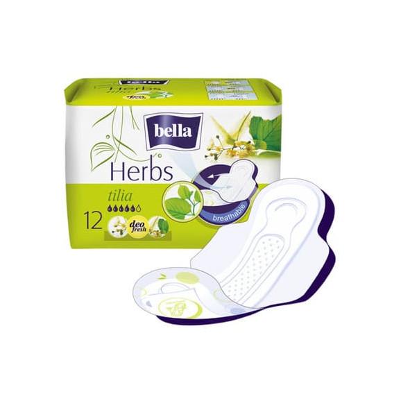 Bella Herbs Normal Tilia, podpaski higieniczne ze skrzydełkami, 12 szt. - zdjęcie produktu