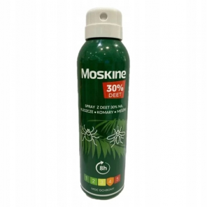 Moskine Max DEET 30%, płyn na komary, kleszcze, meszki, spray, 200 ml - zdjęcie produktu