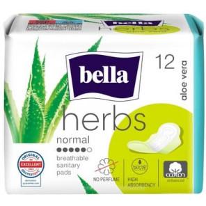 Bella Herbs Normal Aloe Vera, podpaski higieniczne ze skrzydełkami, 12 szt. - zdjęcie produktu