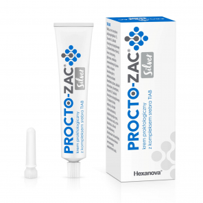 Procto-Zac Silver, krem proktologiczny z kompleksem srebra TIAB, 25 ml - zdjęcie produktu