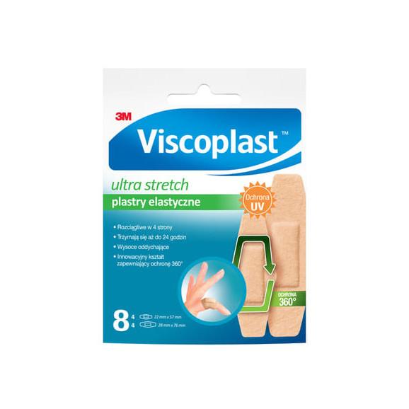 Viscoplast Ultra Stretch, plastry elastyczne, 8 szt. Viscoplast Ultra Stretch, plastry elastyczne, 8 szt. - zdjęcie produktu