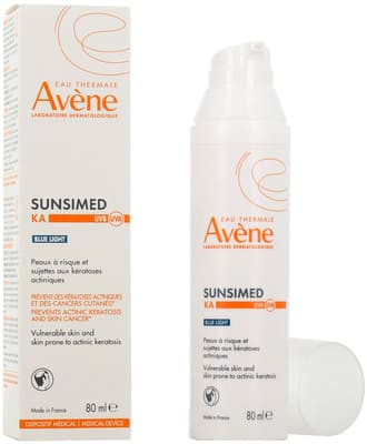 Avene SunsiMed KA Blue Light, krem z bardzo wysoką ochroną SPF 50, skóra wrażliwa, 80 ml