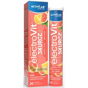 ActivLab Pharma ElectroVit Skurcz, smak pomarańczowo-grejpfrutowy, tabletki musujące, 20 szt. - zdjęcie produktu