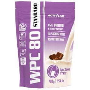 ActivLab WPC 80 Standard Bez Laktozy, odżywka białkowa, smak czekoladowy, 700 g - zdjęcie produktu