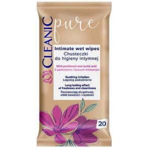 Cleanic Pure, chusteczki do higieny intymnej, 20 szt. - zdjęcie produktu
