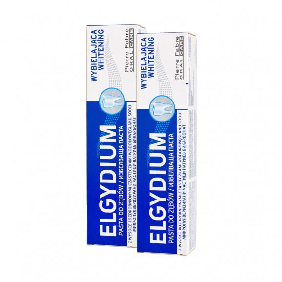 2x Elgydium Wybielająca, pasta do zębów, wybielająca, 75 ml 2x Elgydium Wybielająca, pasta do zębów, wybielająca, 75 ml - zdjęcie produktu