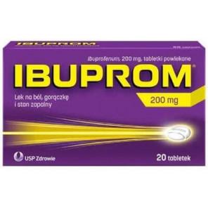 Ibuprom, 200 mg, tabletki powlekane, 20 szt. - zdjęcie produktu