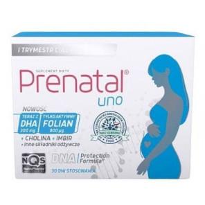 Prenatal Uno, kapsułki, 30 szt + DHA, kaspułki, 30 szt. - zdjęcie produktu