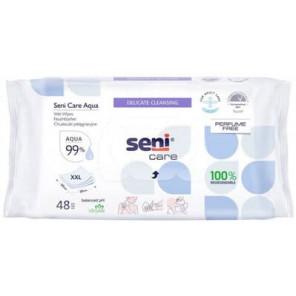 Seni Care Aqua, chusteczki nawilżane pielęgnacyjne, 48 szt. - zdjęcie produktu
