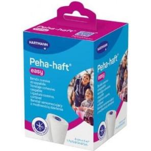 Hartmann Peha-haft Easy, opaska podtrzymująca, 8 cm x 4 m, biała, 1 szt. - zdjęcie produktu