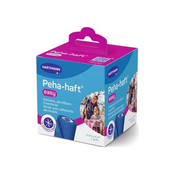 Hartmann Peha-haft Easy, opaska podtrzymująca, 6 cm x 4 m, niebieska, 1 szt. Hartmann Peha-haft Easy, opaska podtrzymująca, 6 cm x 4 m, niebieska, 1 szt. - zdjęcie produktu