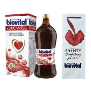 Biovital Zdrowie Plus, płyn, 1000 ml + Torebka prezentowa Biovital - zdjęcie produktu
