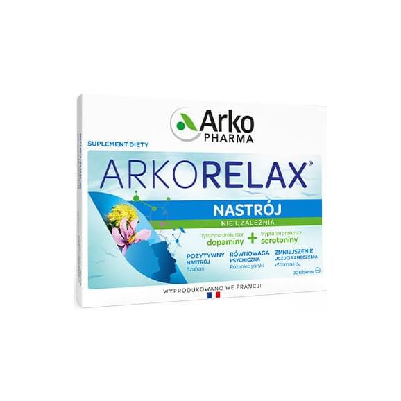 Arkorelax nastrój, tabletki, 30 szt. Arkorelax nastrój, tabletki, 30 szt. - zdjęcie produktu