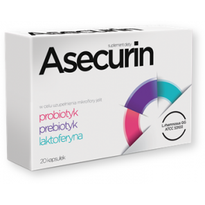 Asecurin, kapsułki, 20 szt. - zdjęcie produktu