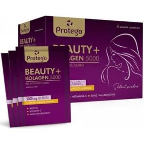 Protego Beauty + Kolagen 5000 mg, smak mango-ananas, saszetki, 30 szt. - zdjęcie produktu