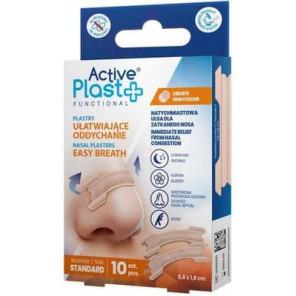 Active Plast, plastry ułatwiające oddychanie, Standard, 10 szt. - zdjęcie produktu