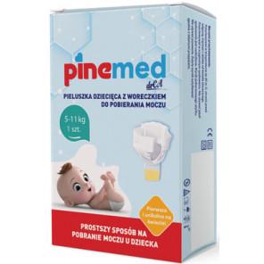 Pinemed, pieluszka dziecięca z woreczkiem do pobierania moczu, 5-11 kg, 1 szt. - zdjęcie produktu