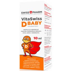 Swiss Pharm Vitaswiss D baby, krople, 10 ml - zdjęcie produktu
