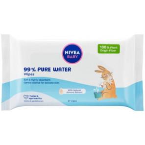 Nivea Baby, chusteczki nawilżane, 99% Pure Water, 57 szt. - zdjęcie produktu