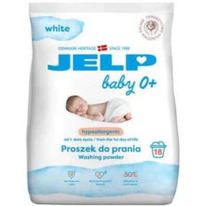 Jelp Baby 0+ White, hipoalergiczny proszek do prania białych tkanin, 1,35 kg - zdjęcie produktu