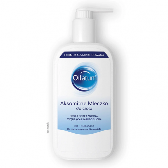 Oilatum, aksamitne mleczko do ciała, 400 ml Oilatum, aksamitne mleczko do ciała, 400 ml - zdjęcie produktu
