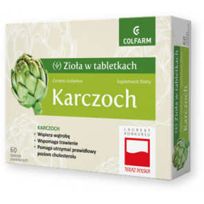 Karczoch, tabletki powlekane, 60 szt. - zdjęcie produktu
