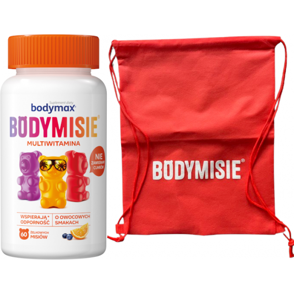 Bodymax BODYMISIE żelki dla dzieci, 60szt. + worek Bodymax BODYMISIE żelki dla dzieci, 60szt. + worek - zdjęcie produktu