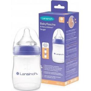 Lansinoh, butelka ze smoczkiem NaturalWave o wolnym przepływie, 160ml - zdjęcie produktu