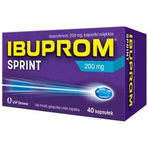 Ibuprom Sprint Caps, 200 mg, kapsułki miękkie, 40 szt. - zdjęcie produktu