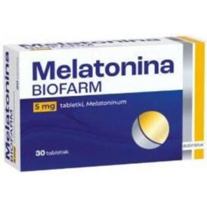 Biofarm Melatonina 5 mg, tabletki, 30 szt. - zdjęcie produktu