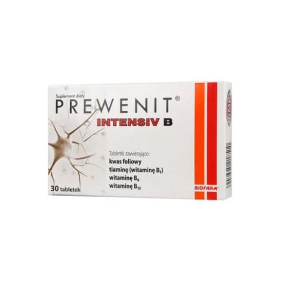 Prewenit Intensiv B, tabletki, 30 szt Prewenit Intensiv B, tabletki, 30 szt - zdjęcie produktu