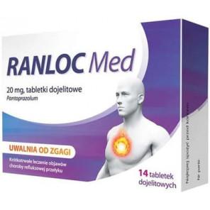 Ranloc Med 20 mg, tabletki dojelitowe, 14 szt. - zdjęcie produktu