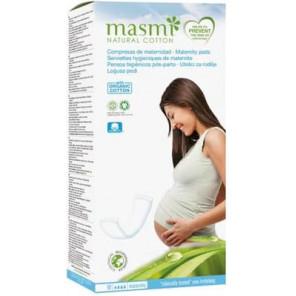 Masmi Natural Cotton, podpaski poporodowe z bawełny organicznej, 10 szt. - zdjęcie produktu