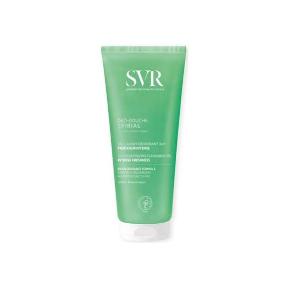 SVR Spirial Deo-Douche, dezodorujący żel do mycia ciała, 200 ml SVR Spirial Deo-Douche, dezodorujący żel do mycia ciała, 200 ml - zdjęcie produktu