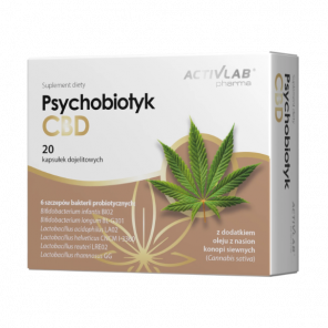ActivLab Psychobiotyk CBD, kapsułki, 20 szt. - zdjęcie produktu