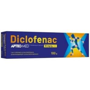 Apteo Med Diclofenac, 10 mg/g, żel, 100 g - zdjęcie produktu