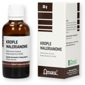 Krople walerianowe (nalewka walerianowa), 35 g (Amara) - zdjęcie produktu