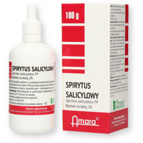Spirytus salicylowy, 2%, roztwór na skórę, 100 g (Amara) - zdjęcie produktu