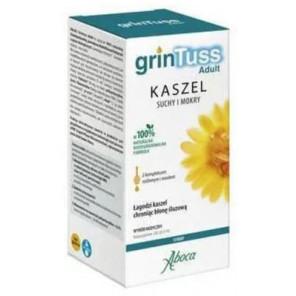 Aboca GrinTuss Adult, syrop na kaszel suchy i mokry, 180 g - zdjęcie produktu