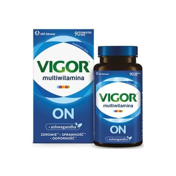 Vigor Multiwitamina On, tabletki, 90 szt. Vigor Multiwitamina On, tabletki, 90 szt. - zdjęcie produktu