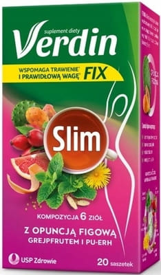 Verdin Fix Slim, saszetki, 20 szt.